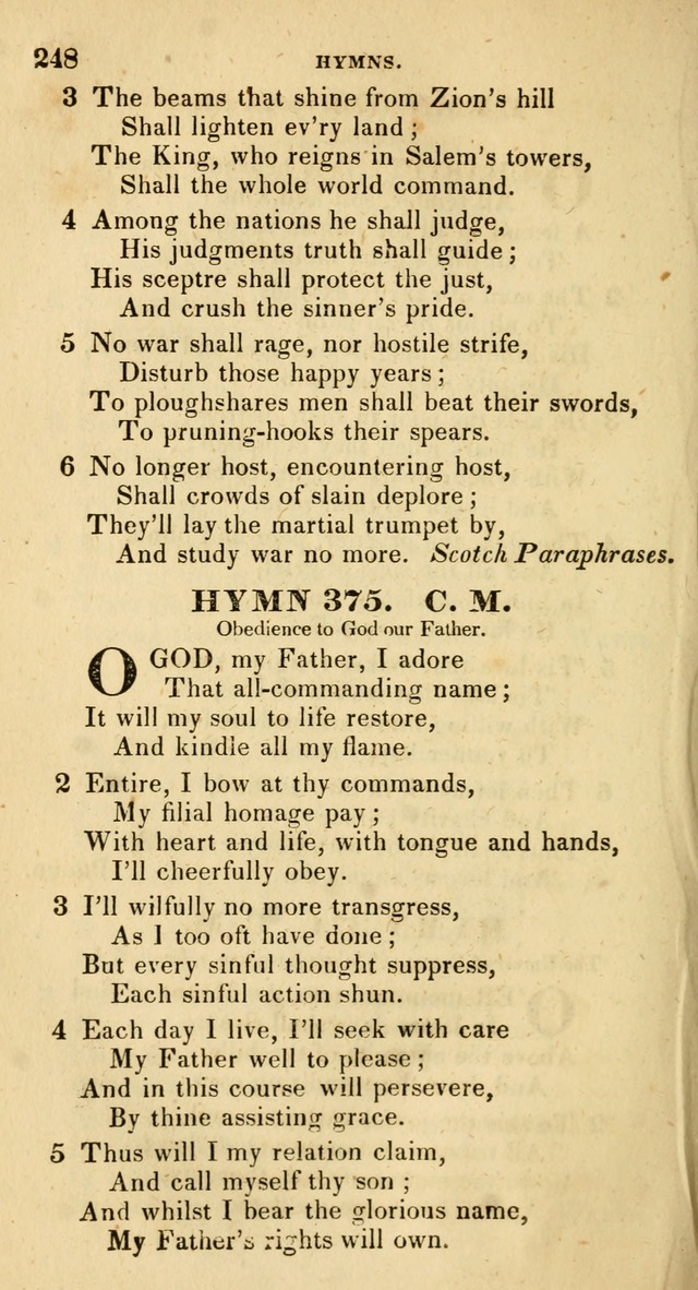 The Universalist Hymn-Book: a new collection of psalms and hymns, for the use of Universalist Societies (Stereotype ed.) page 248