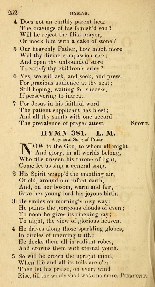 The Universalist Hymn-Book: a new collection of psalms and hymns, for the use of Universalist Societies (Stereotype ed.) page 252