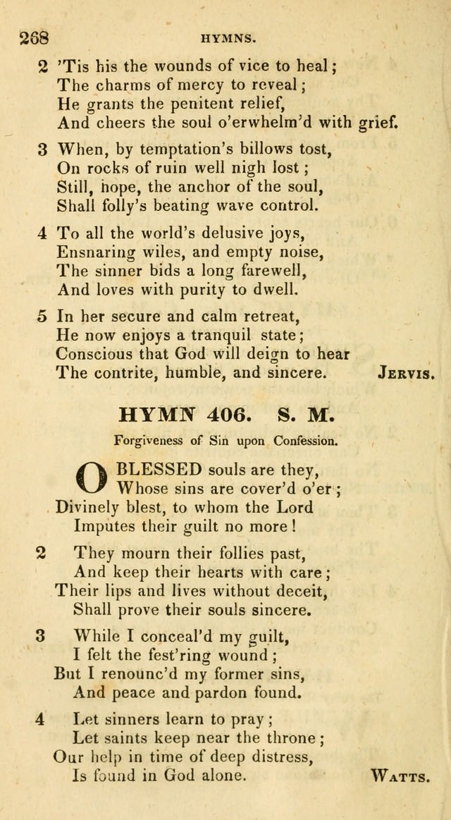 The Universalist Hymn-Book: a new collection of psalms and hymns, for the use of Universalist Societies (Stereotype ed.) page 268