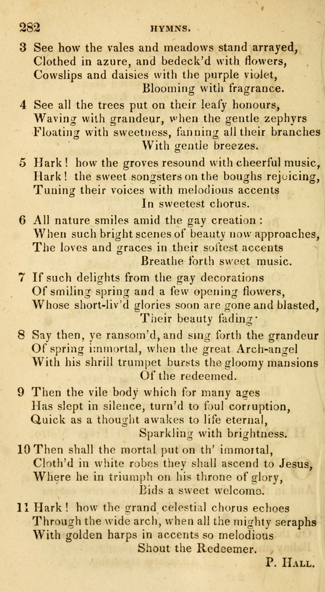 The Universalist Hymn-Book: a new collection of psalms and hymns, for the use of Universalist Societies (Stereotype ed.) page 282