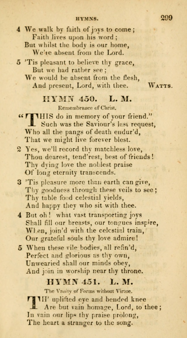 The Universalist Hymn-Book: a new collection of psalms and hymns, for the use of Universalist Societies (Stereotype ed.) page 299