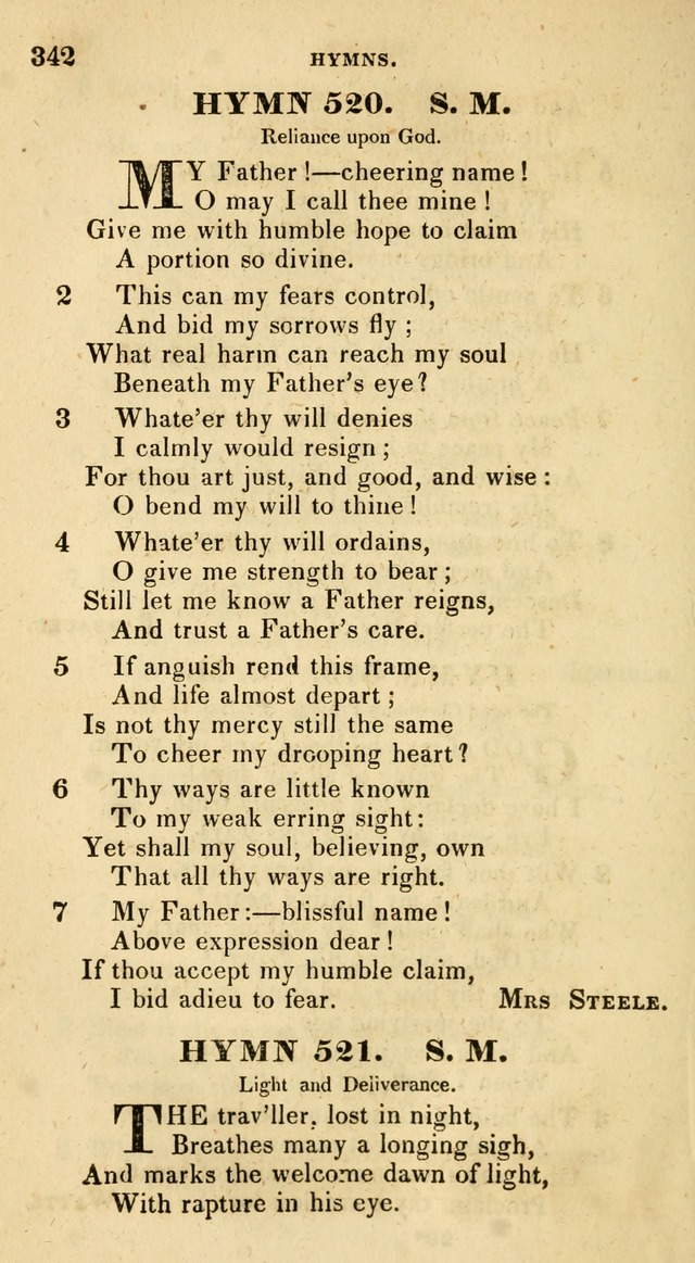 The Universalist Hymn-Book: a new collection of psalms and hymns, for the use of Universalist Societies (Stereotype ed.) page 342