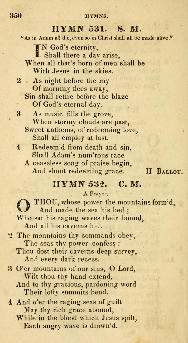 The Universalist Hymn-Book: a new collection of psalms and hymns, for the use of Universalist Societies (Stereotype ed.) page 350