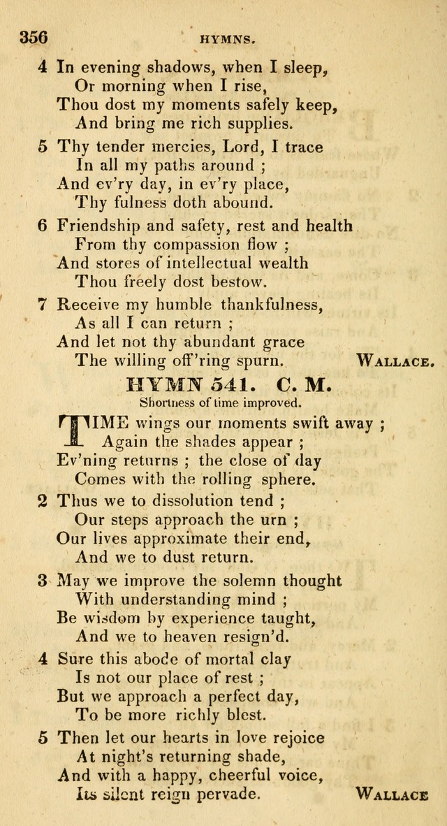 The Universalist Hymn-Book: a new collection of psalms and hymns, for the use of Universalist Societies (Stereotype ed.) page 356