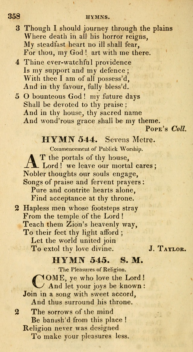 The Universalist Hymn-Book: a new collection of psalms and hymns, for the use of Universalist Societies (Stereotype ed.) page 358