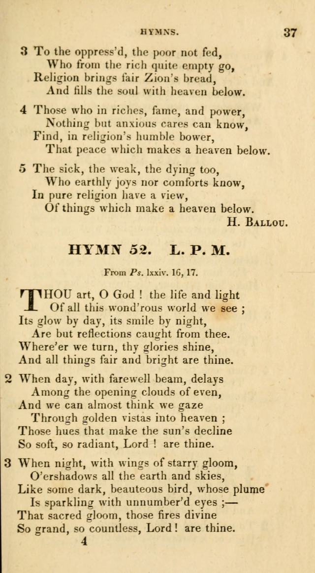 The Universalist Hymn-Book: a new collection of psalms and hymns, for the use of Universalist Societies (Stereotype ed.) page 37