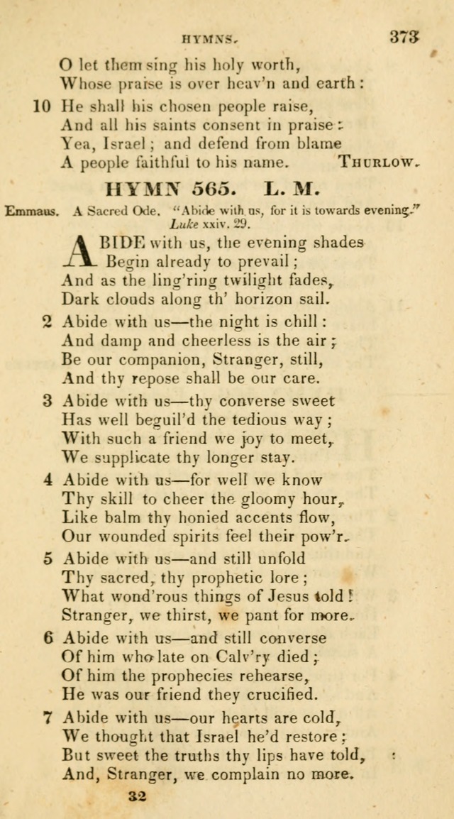 The Universalist Hymn-Book: a new collection of psalms and hymns, for the use of Universalist Societies (Stereotype ed.) page 373