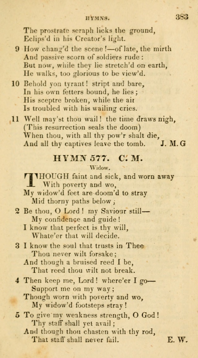 The Universalist Hymn-Book: a new collection of psalms and hymns, for the use of Universalist Societies (Stereotype ed.) page 383