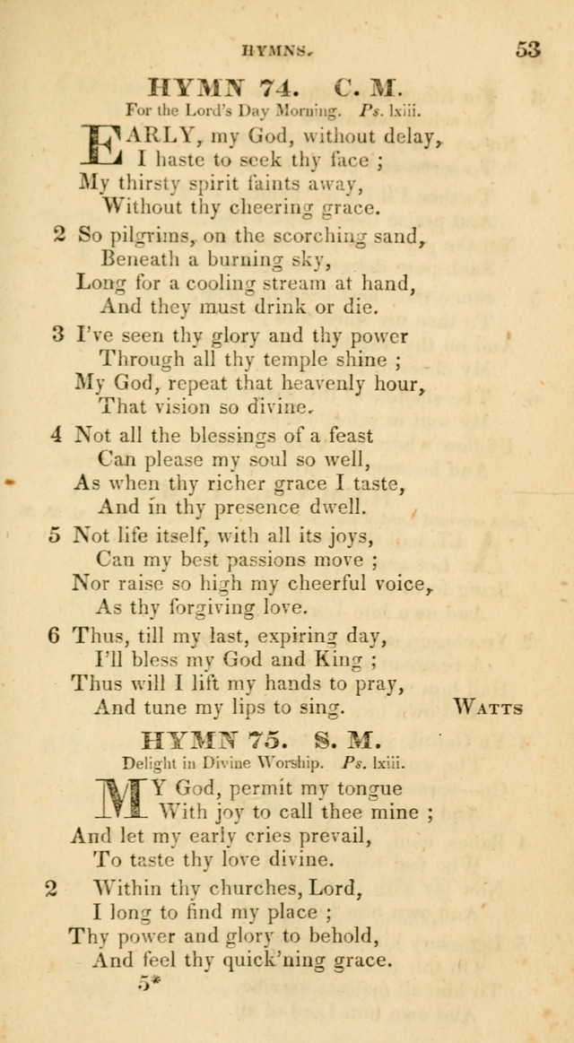 The Universalist Hymn-Book: a new collection of psalms and hymns, for the use of Universalist Societies (Stereotype ed.) page 53