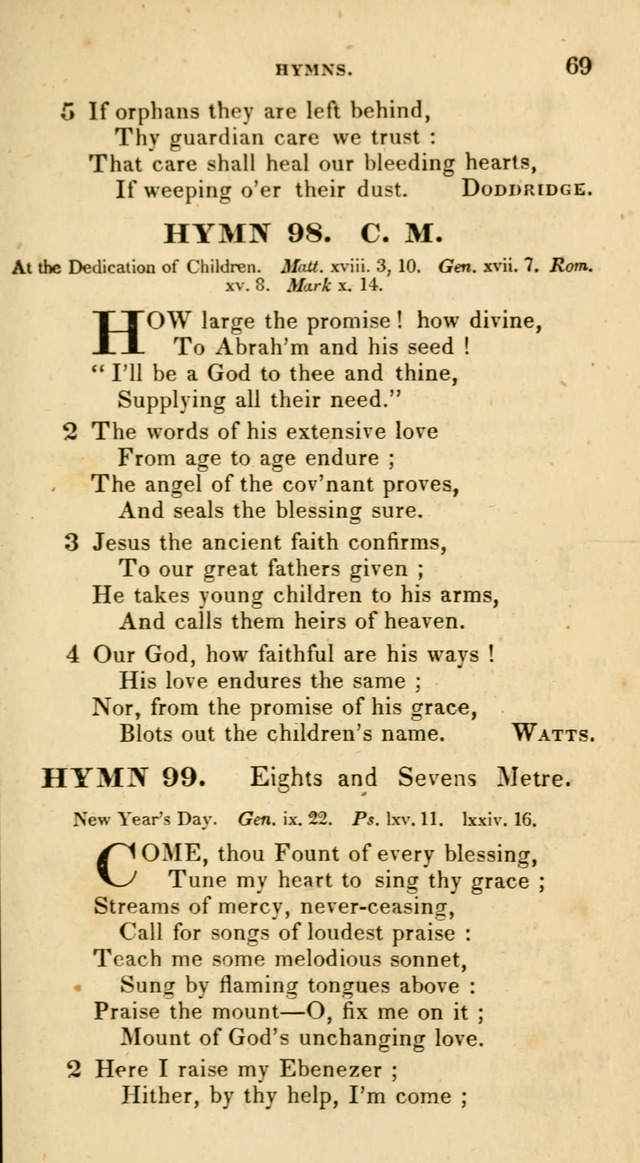 The Universalist Hymn-Book: a new collection of psalms and hymns, for the use of Universalist Societies (Stereotype ed.) page 69