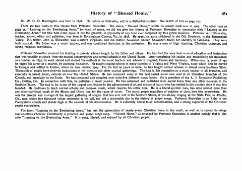 Union Harp and History of Songs: with sketch of the authors of tunes and hymns page 181