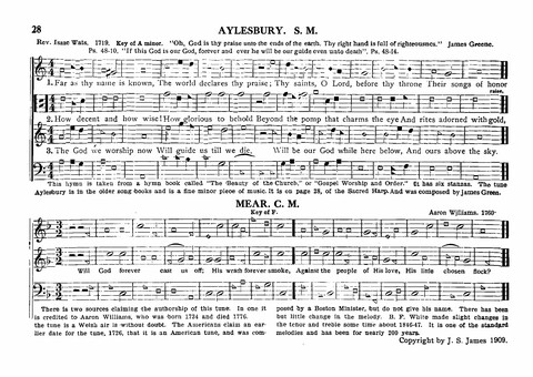 Union Harp and History of Songs: with sketch of the authors of tunes and hymns page 28