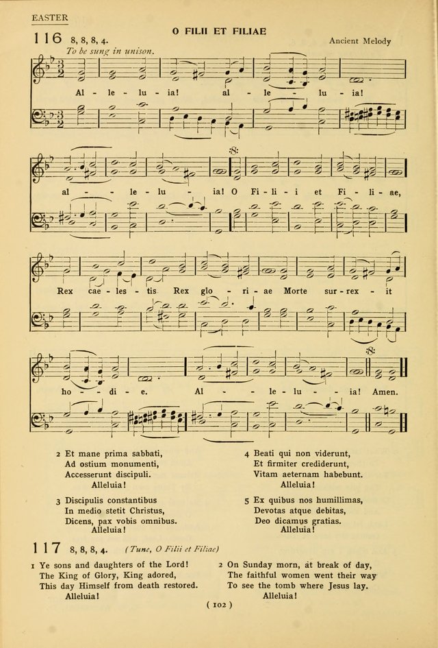 University Hymns: with tunes arranged for men