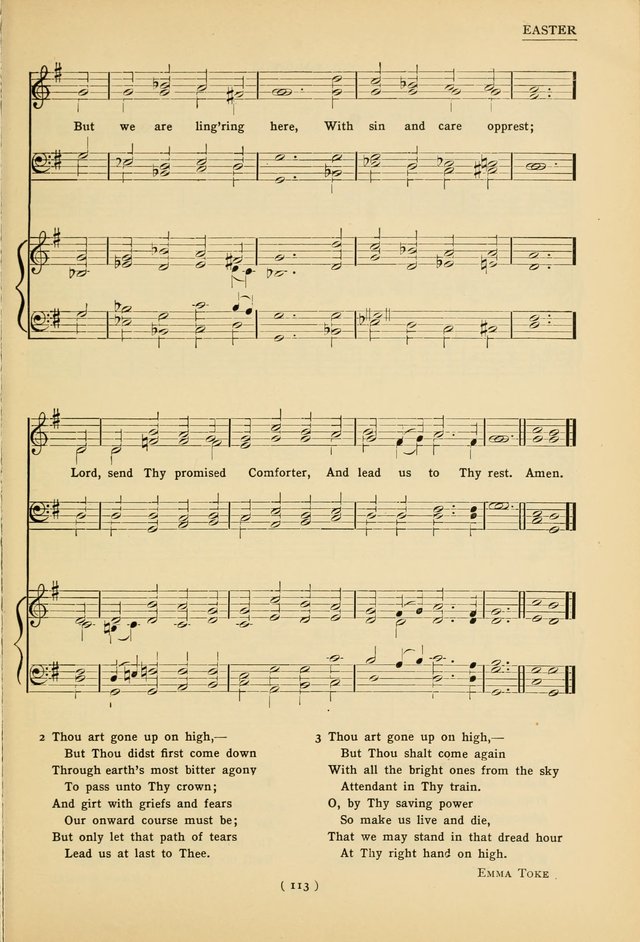 University Hymns: with tunes arranged for men