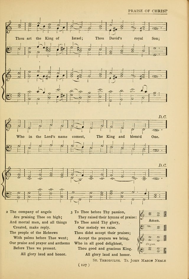 University Hymns: with tunes arranged for men