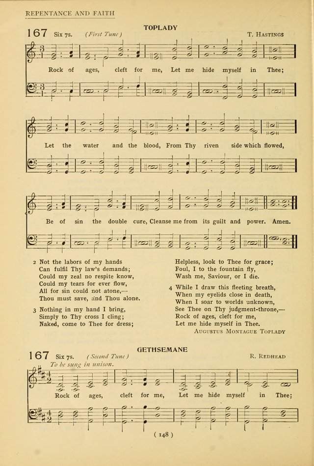 University Hymns: with tunes arranged for men