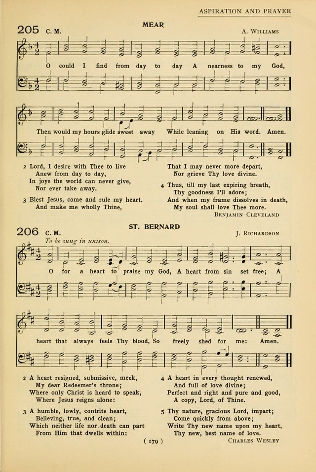 University Hymns: with tunes arranged for men