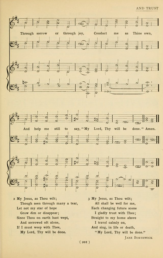 University Hymns: with tunes arranged for men