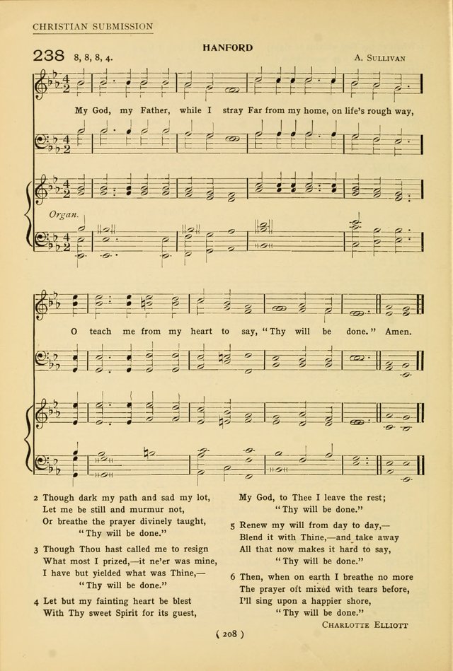 University Hymns: with tunes arranged for men