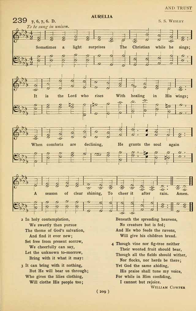 University Hymns: with tunes arranged for men