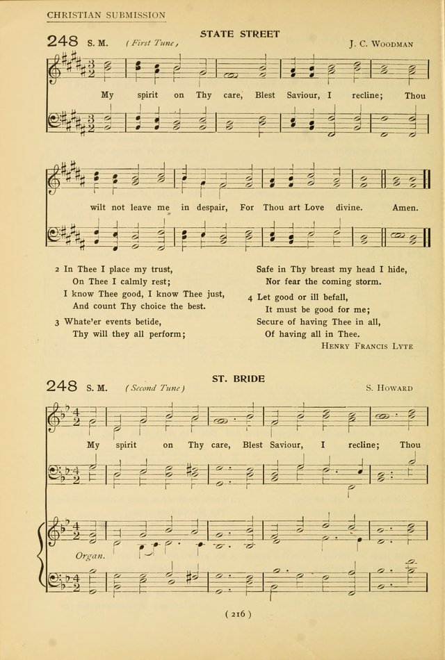 University Hymns: with tunes arranged for men