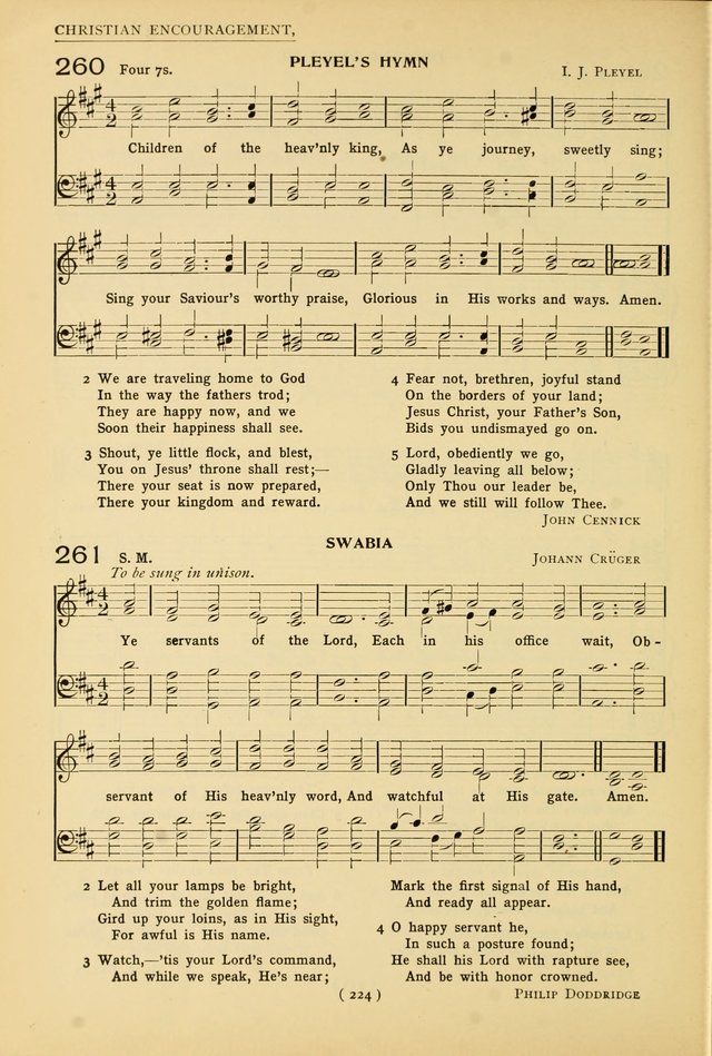 University Hymns: with tunes arranged for men