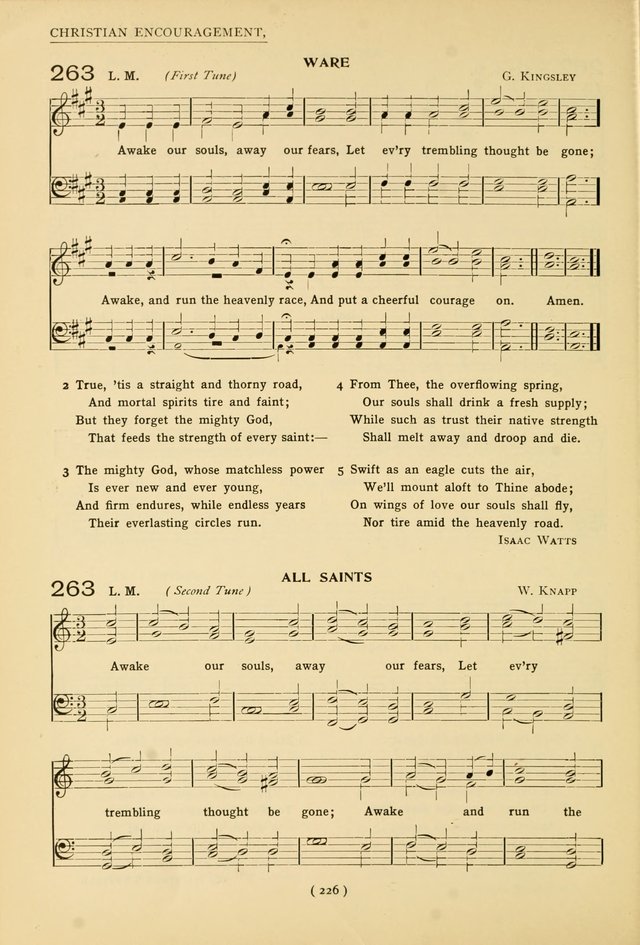 University Hymns: with tunes arranged for men