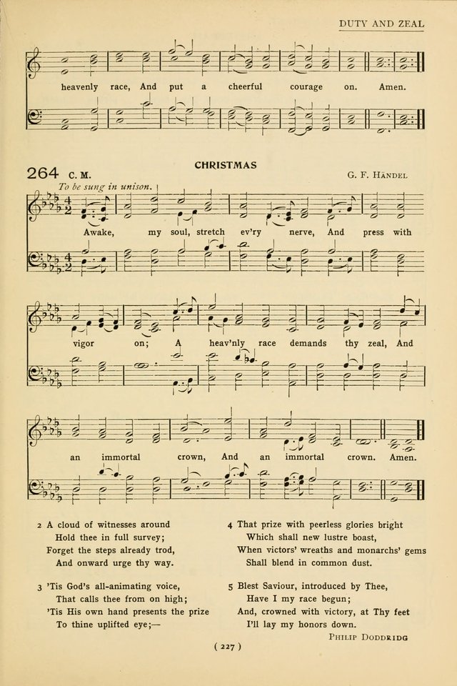 University Hymns: with tunes arranged for men