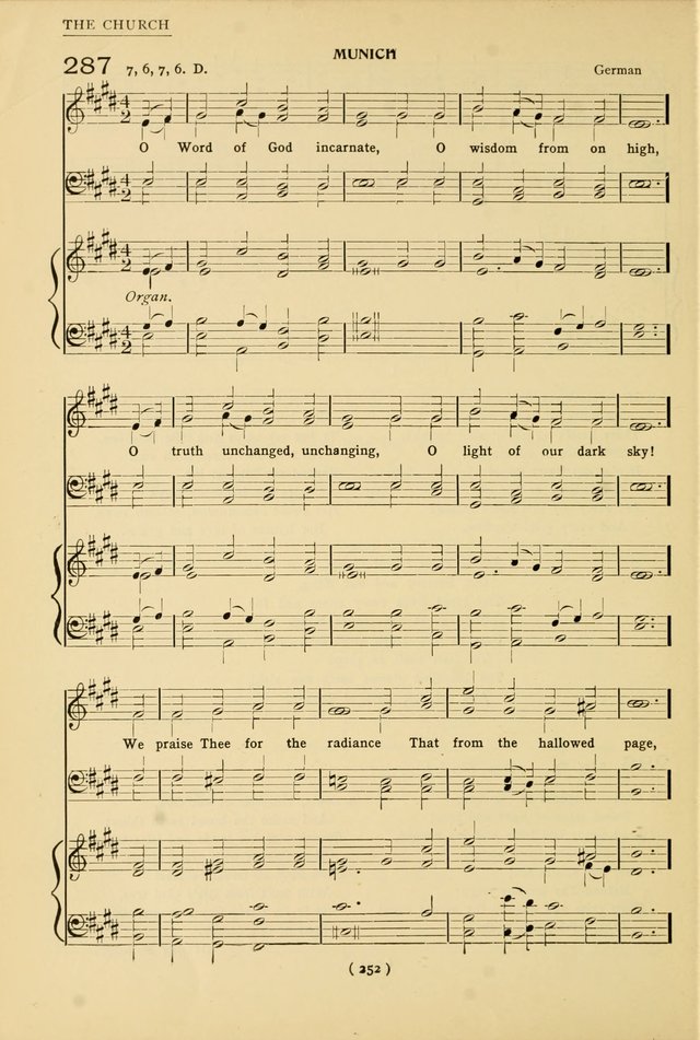 University Hymns: with tunes arranged for men