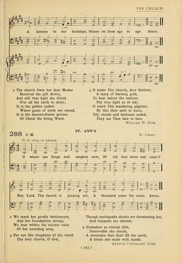 University Hymns: with tunes arranged for men