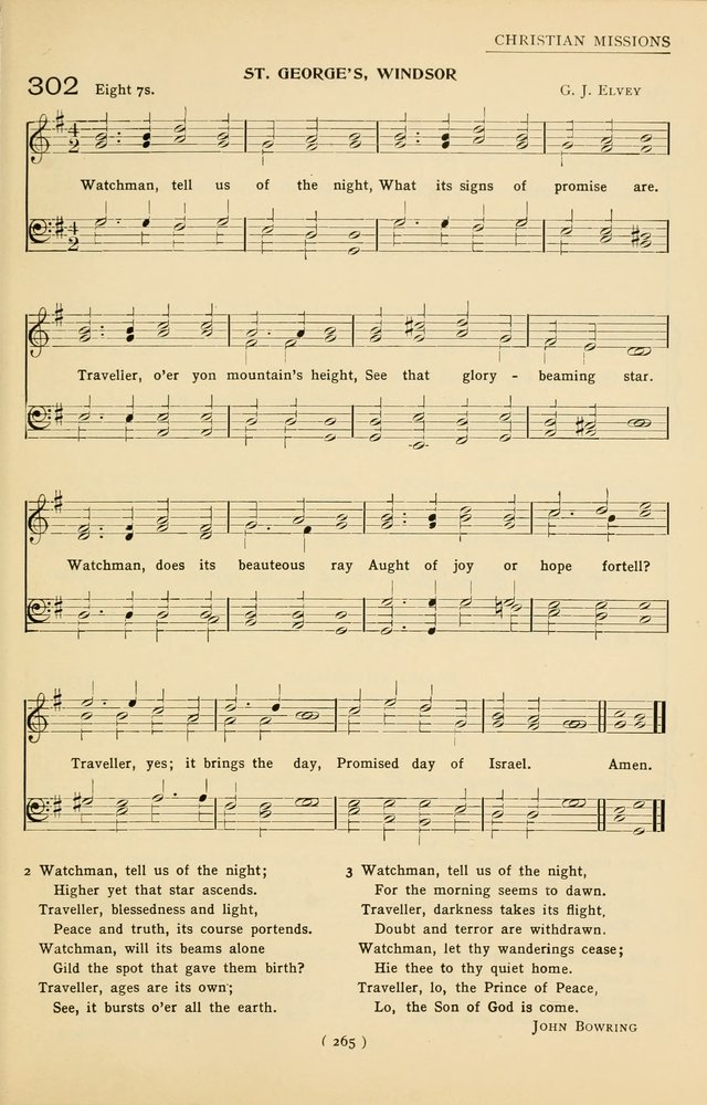 University Hymns: with tunes arranged for men