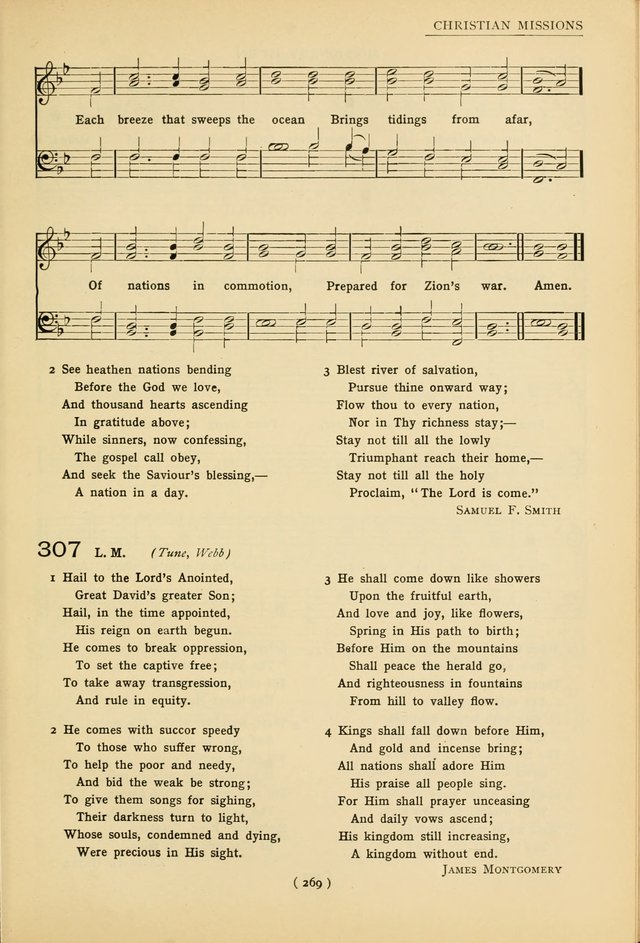 University Hymns: with tunes arranged for men