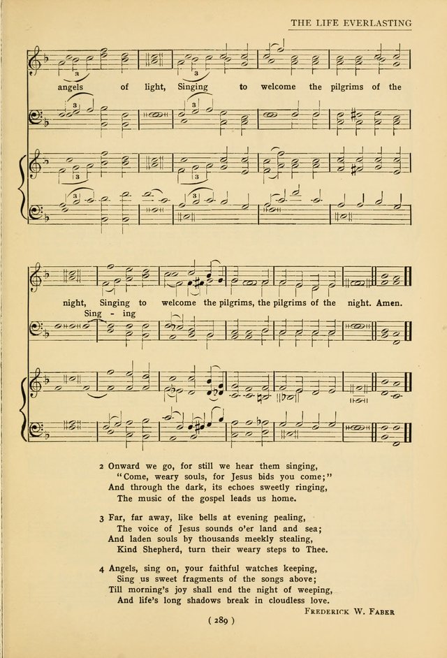 University Hymns: with tunes arranged for men