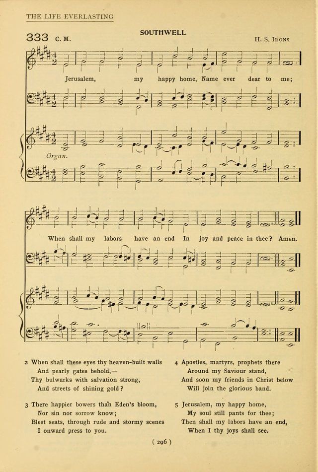 University Hymns: with tunes arranged for men