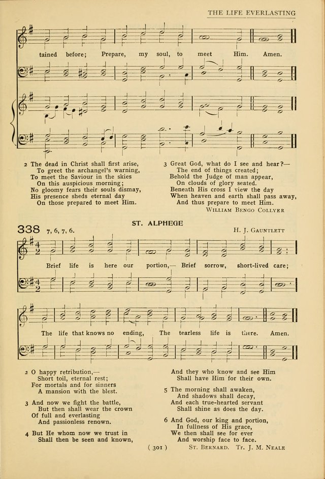 University Hymns: with tunes arranged for men