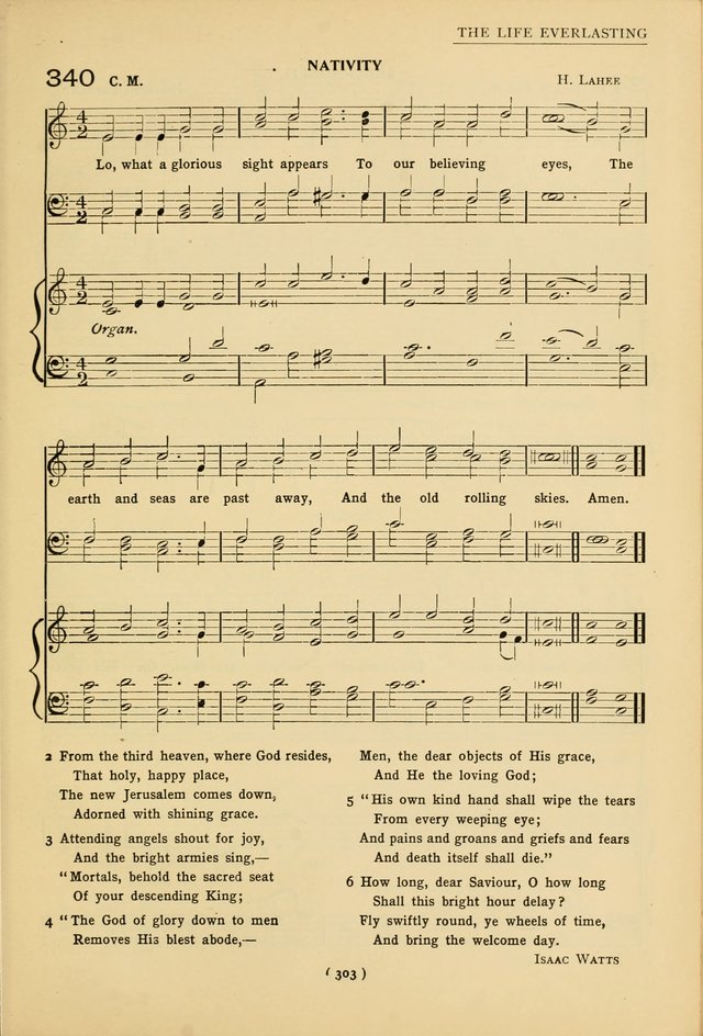 University Hymns: with tunes arranged for men