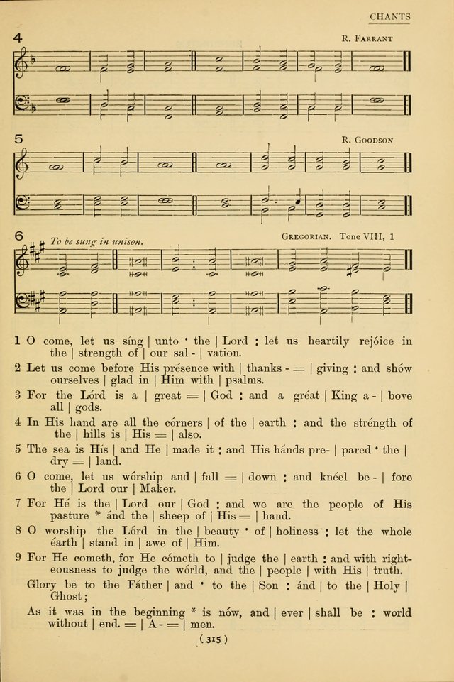 University Hymns: with tunes arranged for men