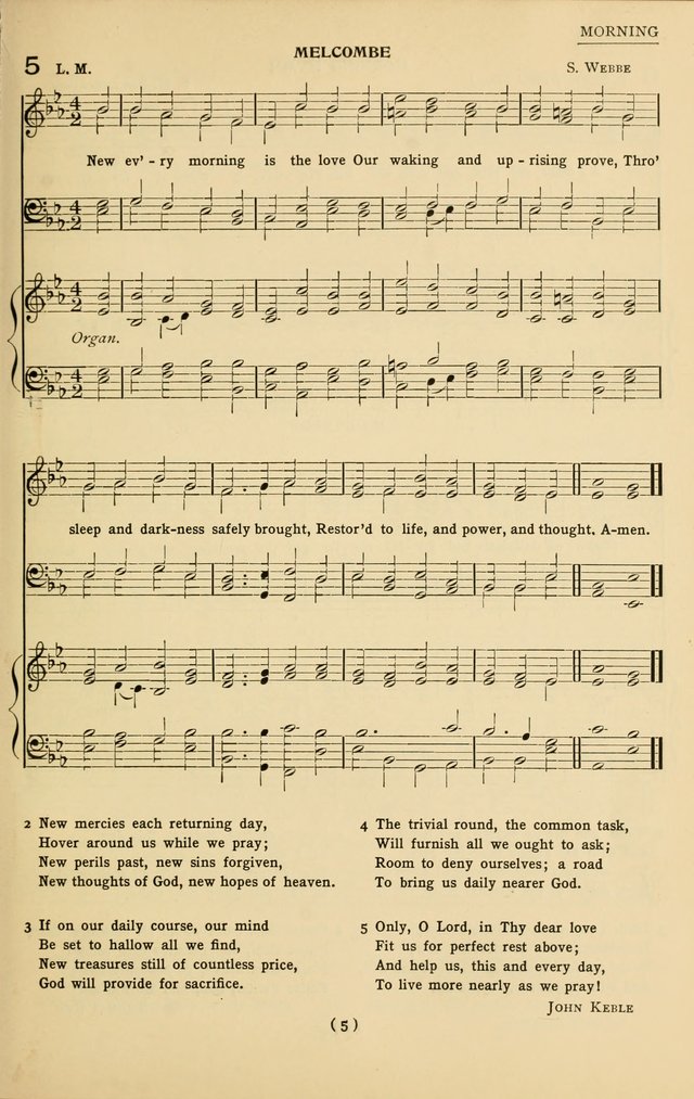 University Hymns: with tunes arranged for men