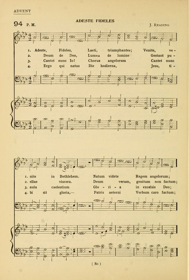 University Hymns: with tunes arranged for men