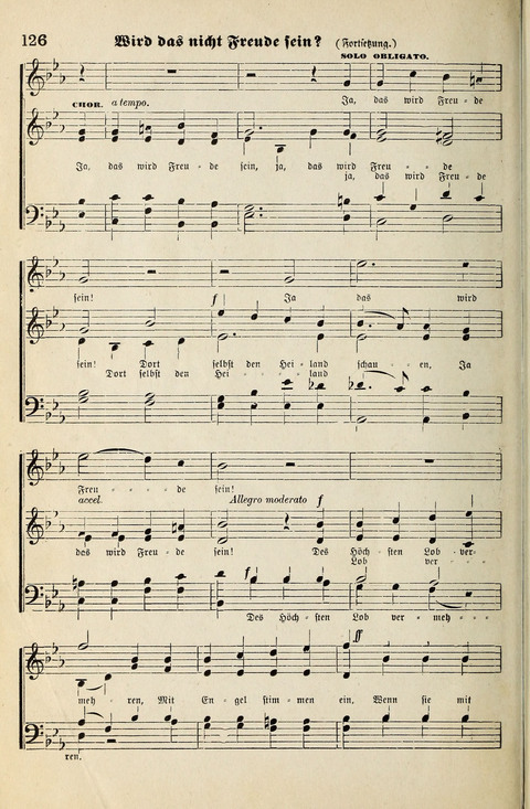 Unser Kirchenchor: eine Sammlung geistlicher Lieder für gemischten Chor page 126