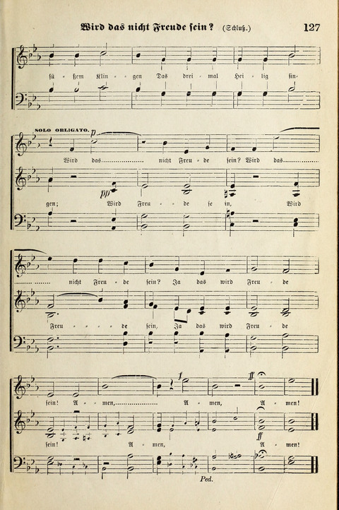 Unser Kirchenchor: eine Sammlung geistlicher Lieder für gemischten Chor page 127