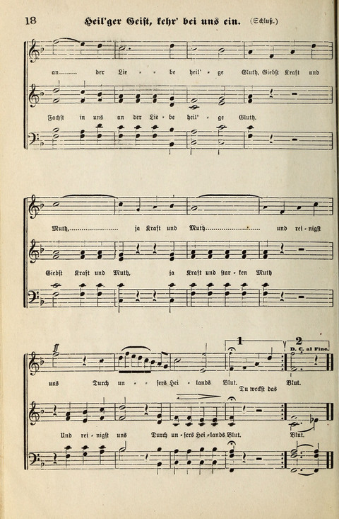 Unser Kirchenchor: eine Sammlung geistlicher Lieder für gemischten Chor page 18