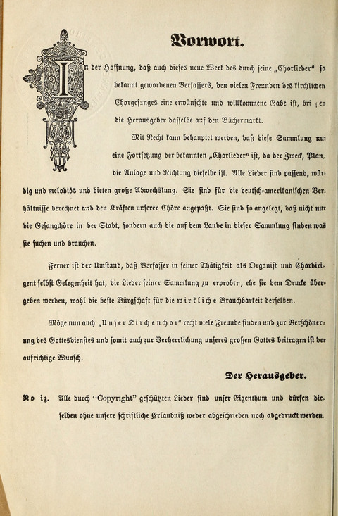 Unser Kirchenchor: eine Sammlung geistlicher Lieder für gemischten Chor page 2