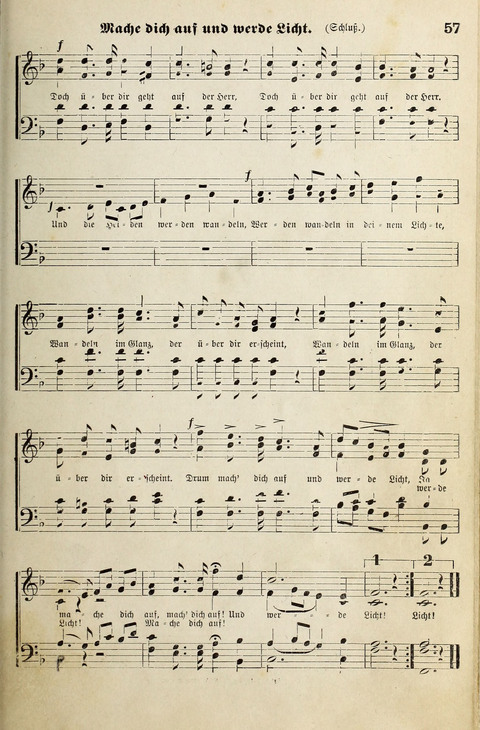 Unser Kirchenchor: eine Sammlung geistlicher Lieder für gemischten Chor page 57