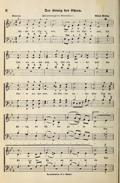 Unser Kirchenchor: eine Sammlung geistlicher Lieder für gemischten Chor page 6