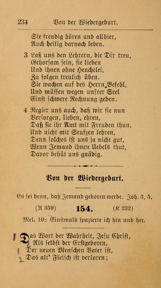 Unparteiische Liedersammlung: zum Gebrauch beim Oeffentlichen Gottesdienst und zur häuslichen Erbauung. (Revidirt und vermehrt) page 236