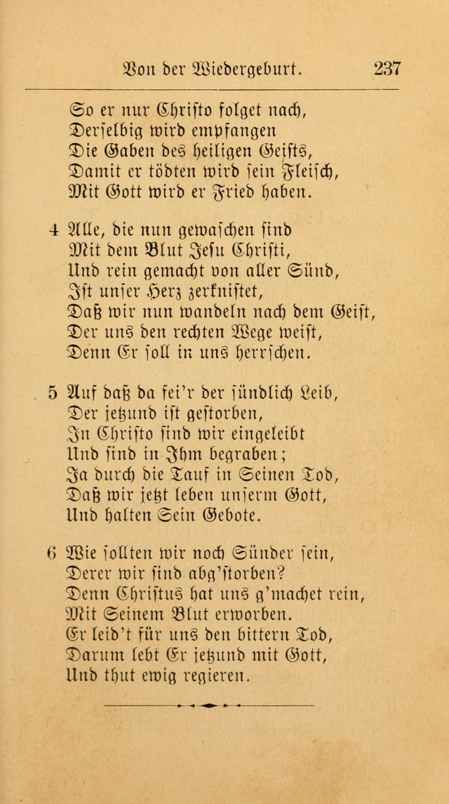 Unparteiische Liedersammlung: zum Gebrauch beim Oeffentlichen Gottesdienst und zur häuslichen Erbauung. (Revidirt und vermehrt) page 243