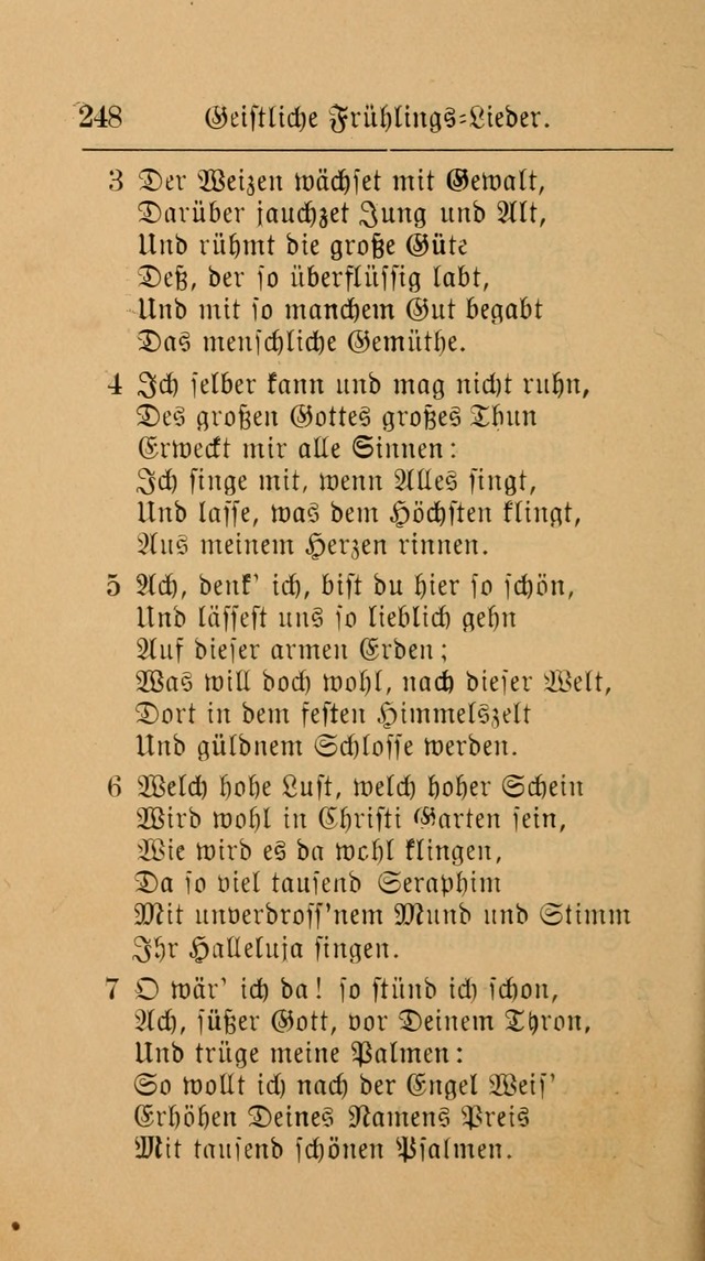 Unparteiische Liedersammlung: zum Gebrauch beim Oeffentlichen Gottesdienst und zur häuslichen Erbauung. (Revidirt und vermehrt) page 258