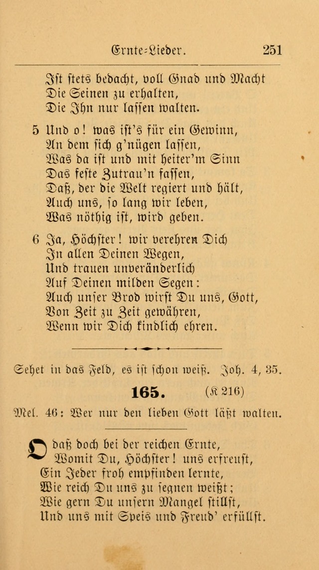 Unparteiische Liedersammlung: zum Gebrauch beim Oeffentlichen Gottesdienst und zur häuslichen Erbauung. (Revidirt und vermehrt) page 261