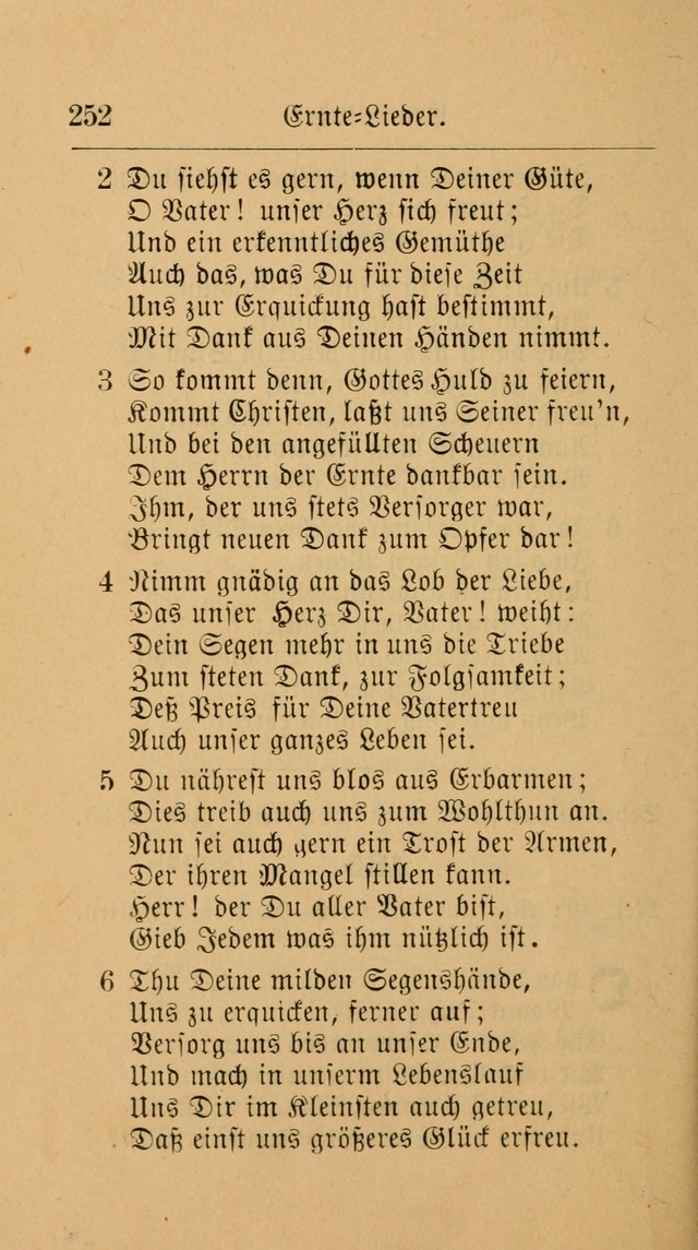 Unparteiische Liedersammlung: zum Gebrauch beim Oeffentlichen Gottesdienst und zur häuslichen Erbauung. (Revidirt und vermehrt) page 262